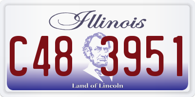 IL license plate C483951