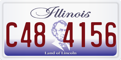 IL license plate C484156