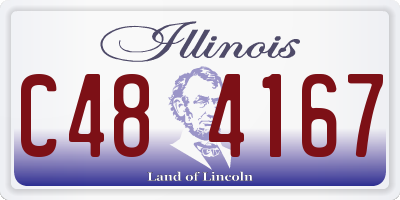 IL license plate C484167