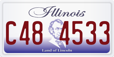 IL license plate C484533