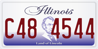 IL license plate C484544