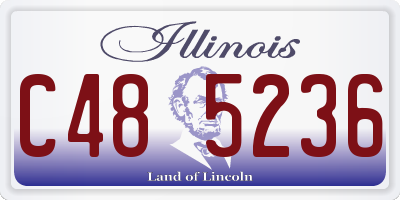 IL license plate C485236