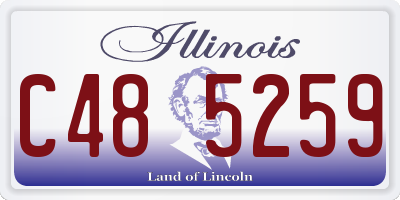 IL license plate C485259