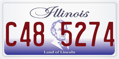 IL license plate C485274