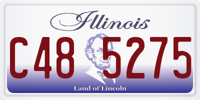 IL license plate C485275