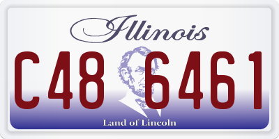 IL license plate C486461