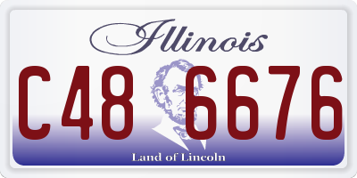 IL license plate C486676
