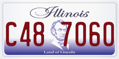 IL license plate C487060