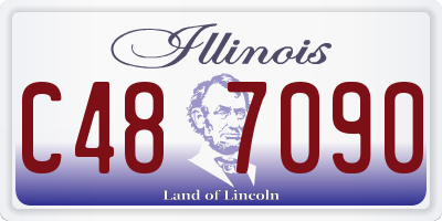 IL license plate C487090