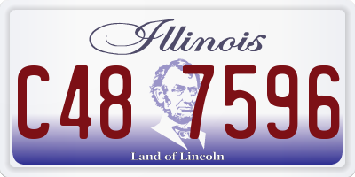 IL license plate C487596