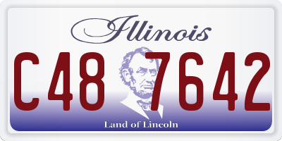 IL license plate C487642