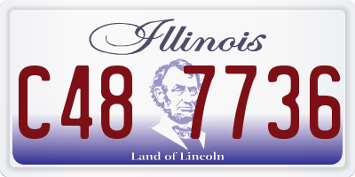 IL license plate C487736