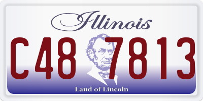 IL license plate C487813