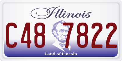 IL license plate C487822