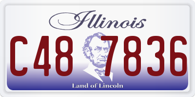 IL license plate C487836