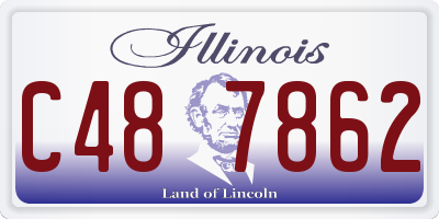 IL license plate C487862