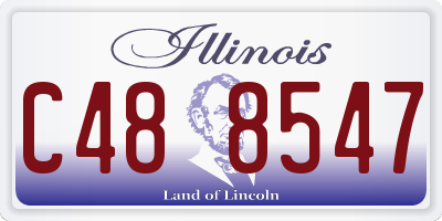 IL license plate C488547