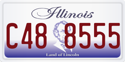 IL license plate C488555