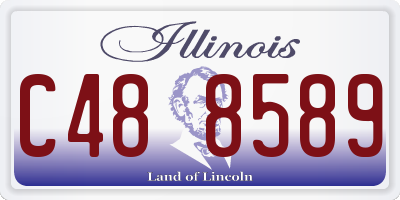 IL license plate C488589