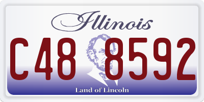 IL license plate C488592