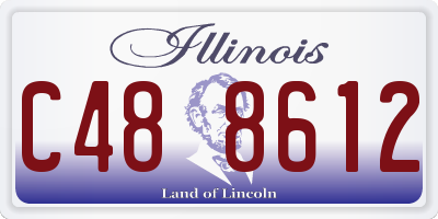 IL license plate C488612