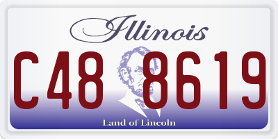 IL license plate C488619