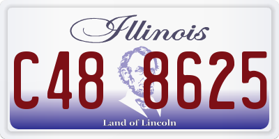 IL license plate C488625