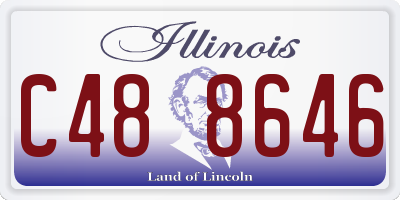 IL license plate C488646