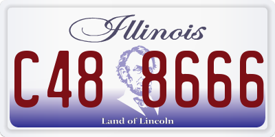 IL license plate C488666