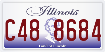 IL license plate C488684