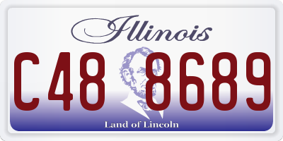IL license plate C488689