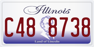 IL license plate C488738