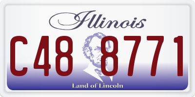 IL license plate C488771