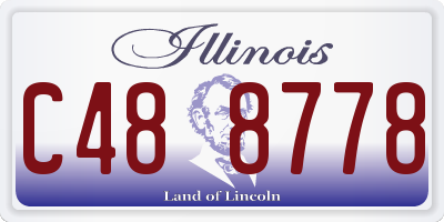 IL license plate C488778