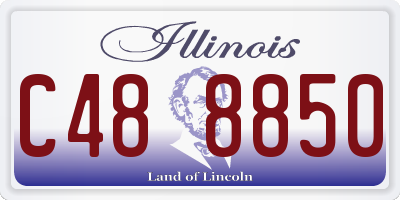 IL license plate C488850