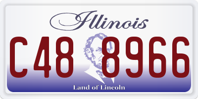IL license plate C488966