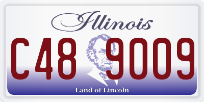 IL license plate C489009