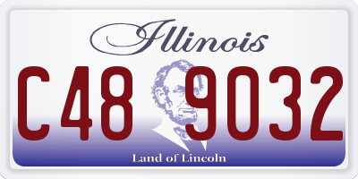 IL license plate C489032
