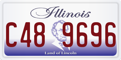 IL license plate C489696