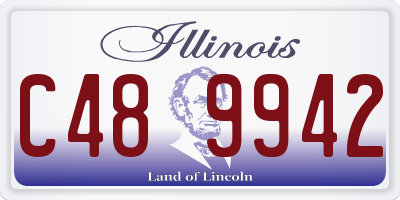 IL license plate C489942