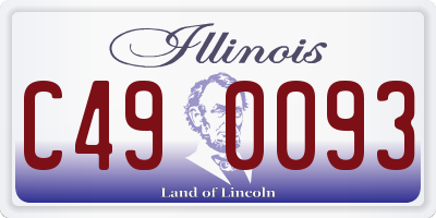 IL license plate C490093