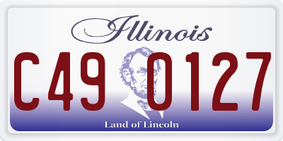 IL license plate C490127