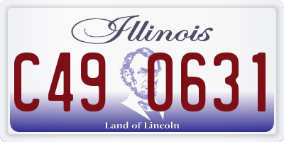 IL license plate C490631