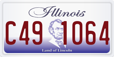 IL license plate C491064