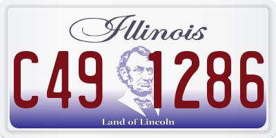 IL license plate C491286