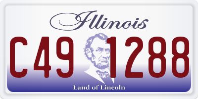 IL license plate C491288
