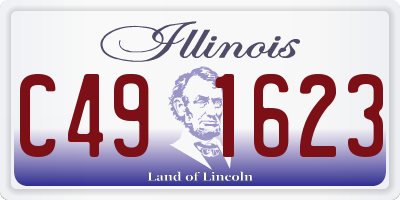 IL license plate C491623