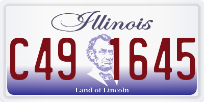 IL license plate C491645