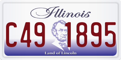 IL license plate C491895