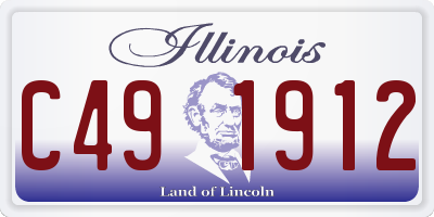 IL license plate C491912
